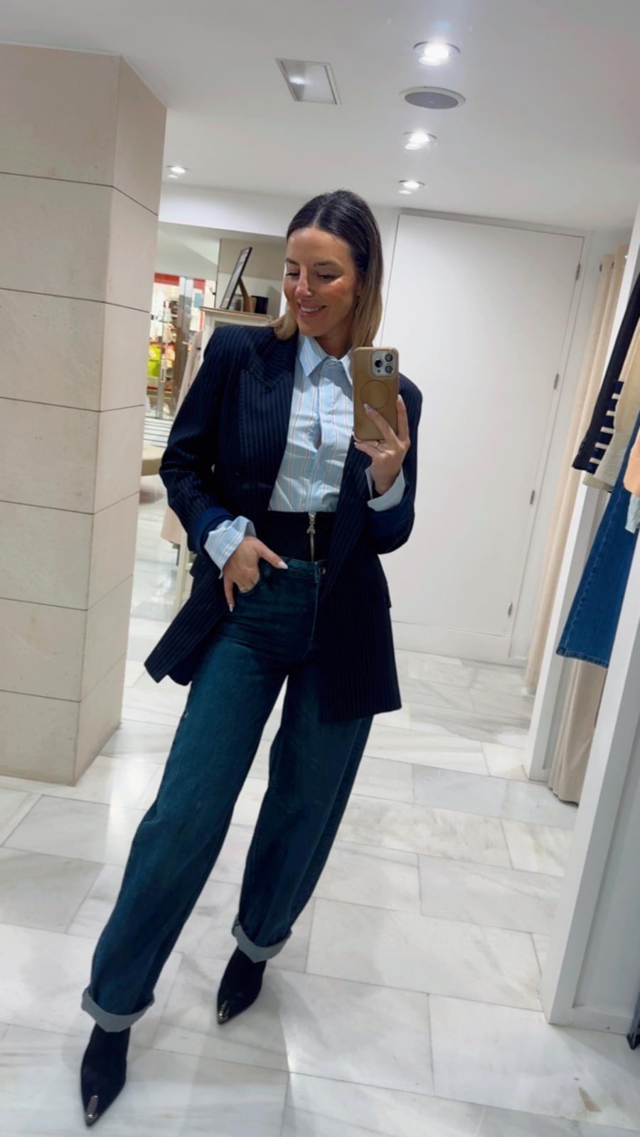 BLAZER OVERSIZE MARINO
