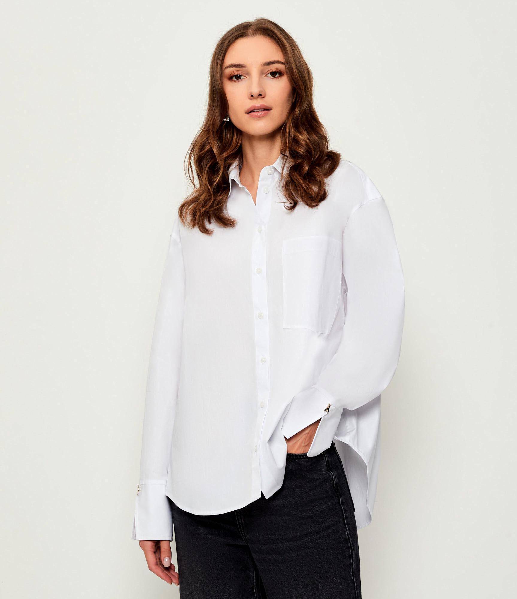 CAMISA BLANCA OVERSIZE PATRIZIA PEPE